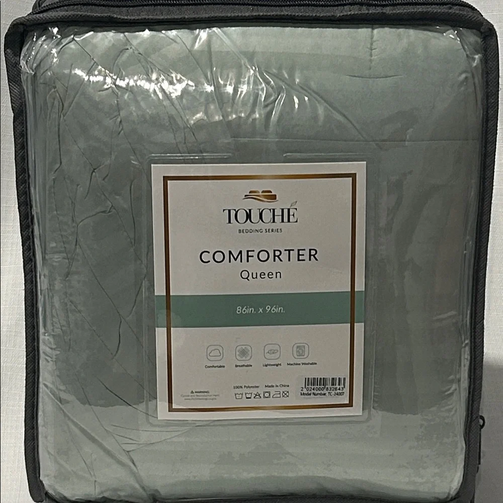 Queen Comforter and Sheet Set - Green